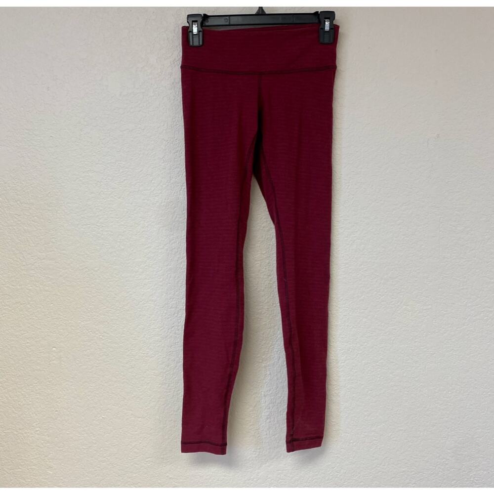 Lululemon Mid Rise Activewear Yoga Leggings Size 6